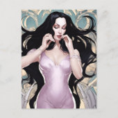 Vrouw met lang haar briefkaart (Voorkant)