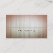 Vrouw met lange haircut Specialist Model Visitekaartje (Achterkant)