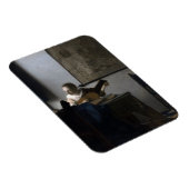 Vrouw met Lute Johannes Vermeer Magneet (Rechterzijde)