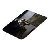 Vrouw met Lute Johannes Vermeer Magneet (Linkerzijde)