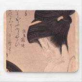 Vrouw met make-up muismat (Voorkant)