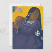 Vrouw met mango | Paul Gauguin (Voorkant)