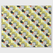 VROUW MET ORIENTAAL GEEL TURBAN / Mode van schoonh Cadeaupapier (Vlak)