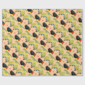 VROUW MET ORIENTAAL GEEL TURBAN / Mode van schoonh Cadeaupapier (Vlak)