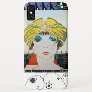 VROUW MET ORIENTAAL GEEL TURBAN / Mode van schoonh Case-Mate iPhone Case