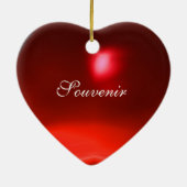 VROUW MET ORIENTAAL GEEL TURBAN / RODE RUPSTOF KERAMISCH ORNAMENT (Achterkant)