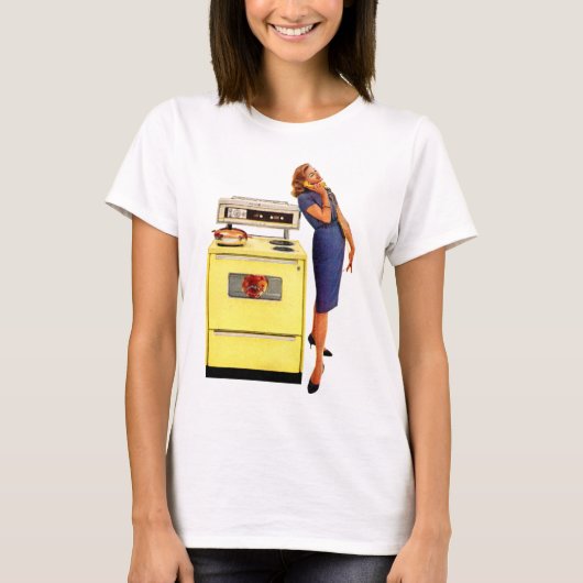 Vrouw met Oven 1960 T-shirt (Voorkant)
