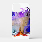 Vrouw met paard Case-Mate iPhone case (Achterkant)