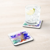 Vrouw met paard drankjes onderzetter (Rechterzijde)