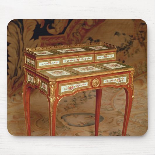 Vrouw met panelen van het porselein van Sevres Muismat (Voorkant)