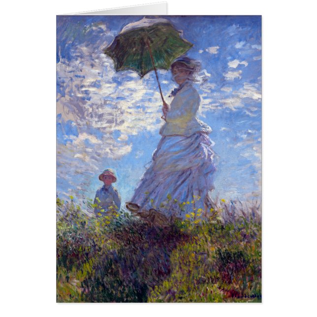 Vrouw met Parasol (Voorkant)