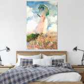 Vrouw met Parasol  Claude Monet 1886 Canvas Afdruk (Insitu (Slaapkamer))