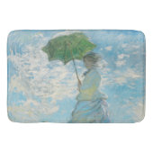 Vrouw met Parasol Claude Monet Badmat (Voorkant)