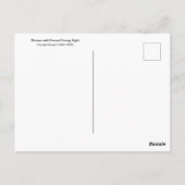 Vrouw met Parasol Claude Monet Briefkaart (Achterkant)