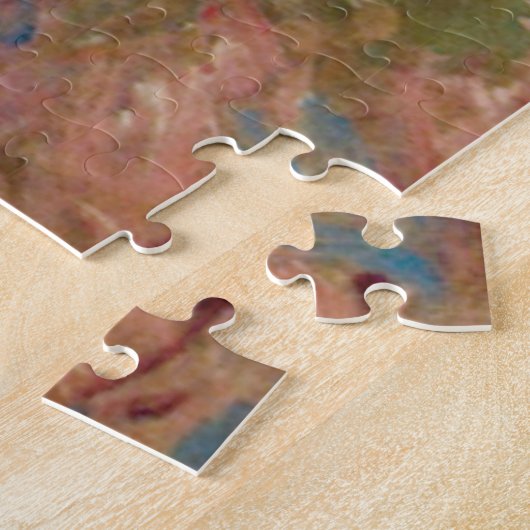 Vrouw met Parasol Claude Monet  Kunst Legpuzzel (Zijkant)