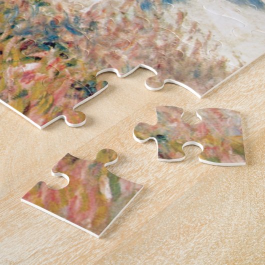 Vrouw met Parasol - Claude Monet Legpuzzel (Zijkant)