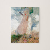 Vrouw met Parasol - Claude Monet Legpuzzel (Verticaal)