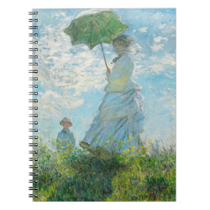 Vrouw met Parasol Claude Monet Notitieboek