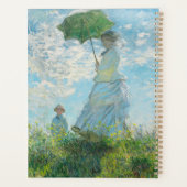 Vrouw met Parasol Claude Monet Planner (Achterkant)