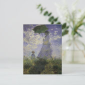 Vrouw met Parasol door Claude Monet,  kunst (Staand voorkant)