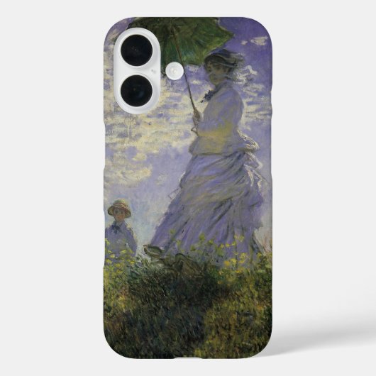 Vrouw met Parasol door Claude Monet,  kunst Case-Mate iPhone Case (Achterkant)