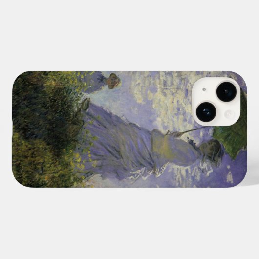 Vrouw met Parasol door Claude Monet,  kunst Case-Mate iPhone Case (Achterkant (horizontaal))