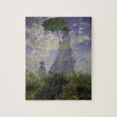 Vrouw met Parasol door Claude Monet,  kunst Legpuzzel (Verticaal)