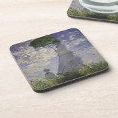 Vrouw met Parasol door Claude Monet,  kunst Onderzetter (Linkerzijde)