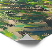 Vrouw met parasol en kind - impressionistische kun poster (Hoek)