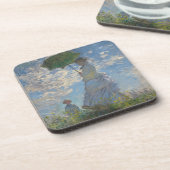 Vrouw met Parasol - Madame Monet en haar zoon Bier Onderzetter (Linkerzijde)