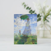 Vrouw met Parasol, Madame Monet en haar zoon Briefkaart (Staand voorkant)