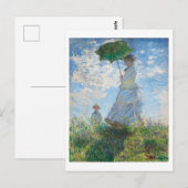 Vrouw met Parasol, Madame Monet en haar zoon Briefkaart (Voorkant / Achterkant)