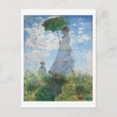 Vrouw met Parasol, Madame Monet en haar zoon Briefkaart (Voorkant)
