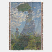 Vrouw met Parasol - Madame Monet en haar zoon Deken (Voorkant Verticaal)
