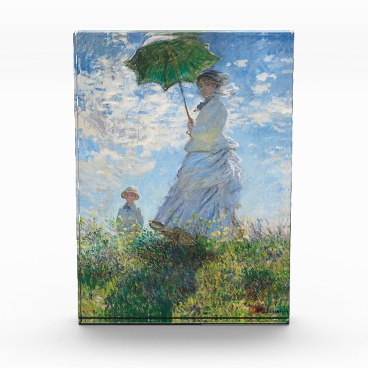 Vrouw met Parasol, Madame Monet en haar zoon Fotoblokken (Voorkant)