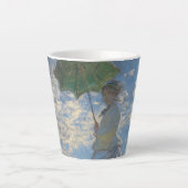 Vrouw met Parasol - Madame Monet en haar zoon Latte Mok (Voorkant)