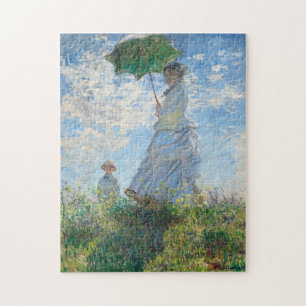 Vrouw met Parasol, Madame Monet en haar zoon Legpuzzel