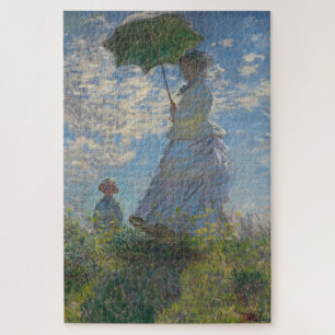 Vrouw met Parasol - Madame Monet en haar zoon Legpuzzel