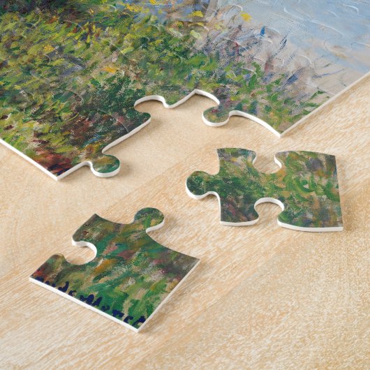 Vrouw met Parasol, Madame Monet en haar zoon Legpuzzel (Zijkant)