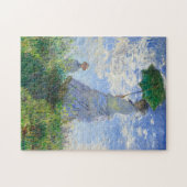 Vrouw met Parasol, Madame Monet en haar zoon Legpuzzel (Horizontaal)