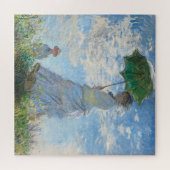 Vrouw met Parasol, Madame Monet en haar zoon Legpuzzel (Horizontaal)