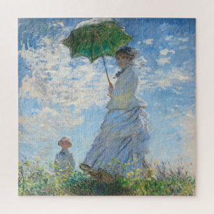 Vrouw met Parasol, Madame Monet en haar zoon Legpuzzel