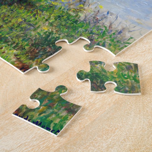 Vrouw met Parasol, Madame Monet en haar zoon Legpuzzel (Zijkant)