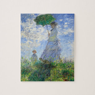 Vrouw met Parasol, Madame Monet en haar zoon Legpuzzel
