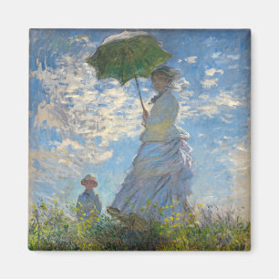 Vrouw met Parasol - Madame Monet en haar zoon Magneet
