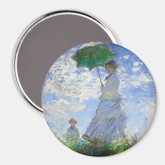 Vrouw met Parasol, Madame Monet en haar zoon Magneet (Voorkant / Achterkant)