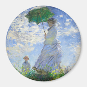 Vrouw met Parasol, Madame Monet en haar zoon Magneet