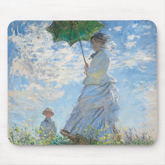 Vrouw met Parasol, Madame Monet en haar zoon Muismat (Voorkant)