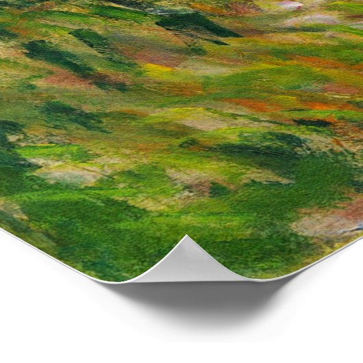 Vrouw met Parasol - Madame Monet en haar zoon Poster (Hoek)