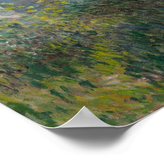 Vrouw met Parasol - Madame Monet en haar zoon Poster (Hoek)